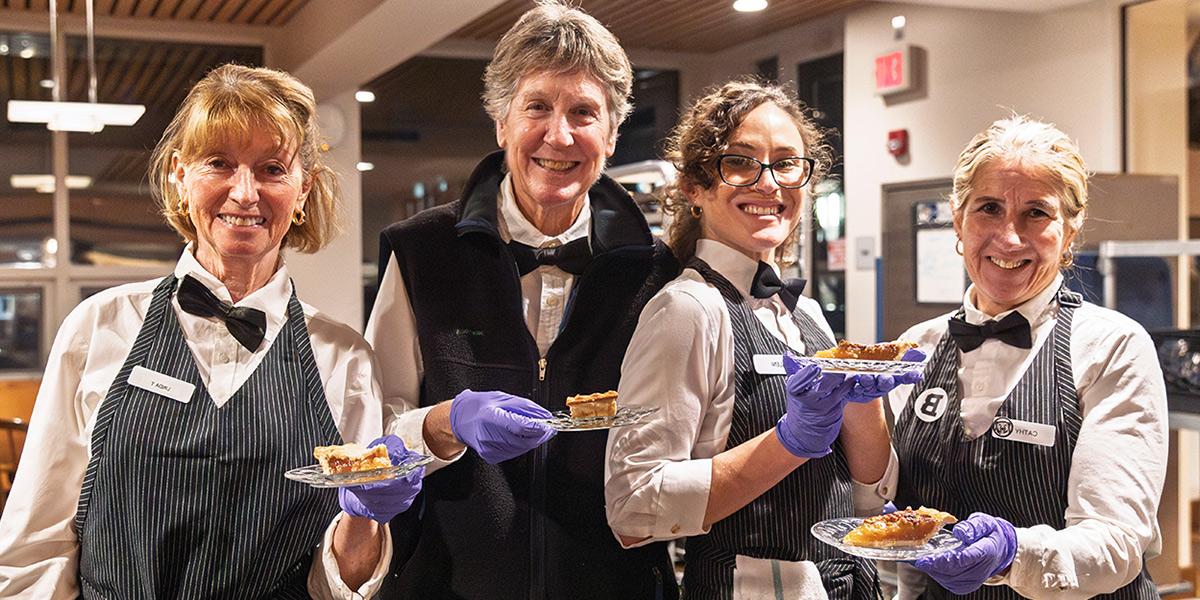 Bowdoin Thanksgiving is one of our MOST favorite traditions, thanks to Dining Services.